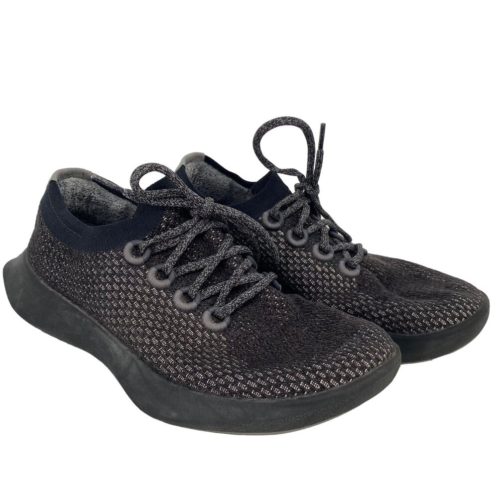 Allbirds TD Tree Dasher Black Sneakers Size 10.5